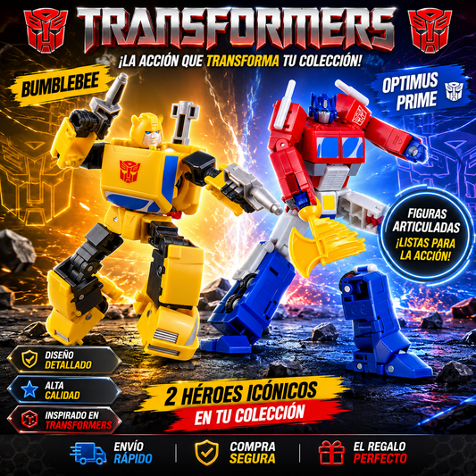 Pack Transformers — Bumblebee + Optimus Prime Studio Series - Savepoint