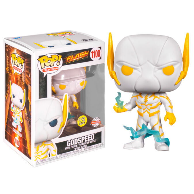 Figura POP DC Comics The Flash Godspeed Glow in the Dark Exclusive - Savepoint