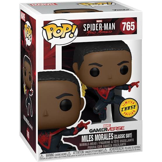 Figura POP Spiderman Miles Morales Classic Suit Chase - Savepoint
