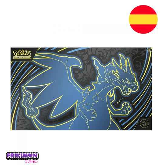 Latino Estuche Ultra Premium cartas Mega-Charizard X Pokemon